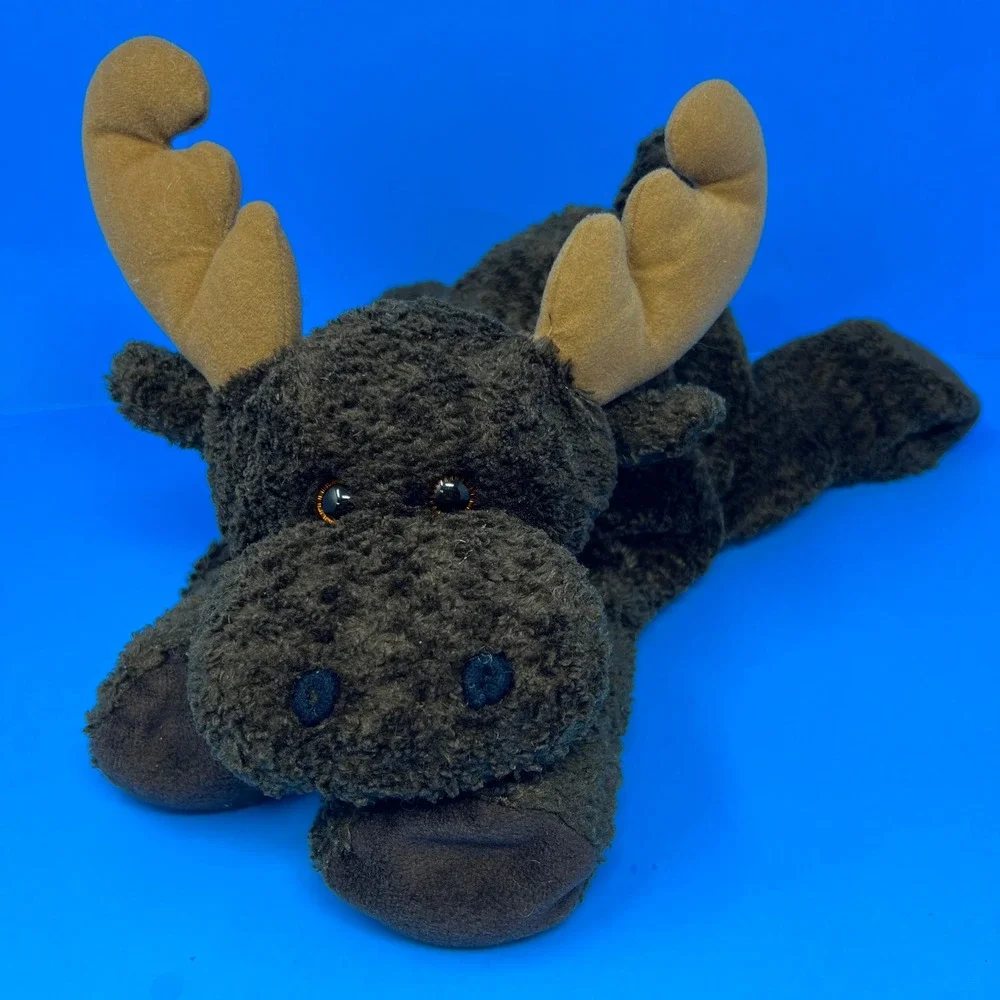 Douglas Max the Floppy Moose Plush 12 Inch Brown Woodlawn Collection Bean Bag